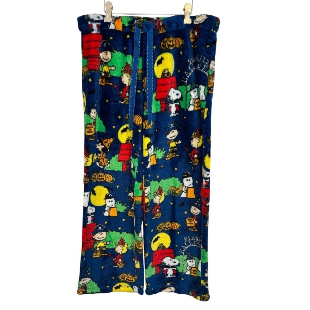 Peanuts Halloween Themed Kids 100% Polyester Pajama Bottoms